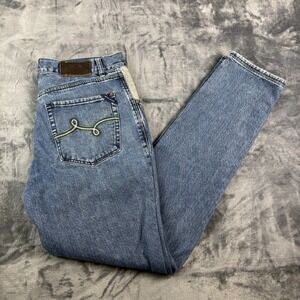 VTG Y2K LRG Lifted Research Group Jeans 47 Series Blue Denim Tapered 32x31
